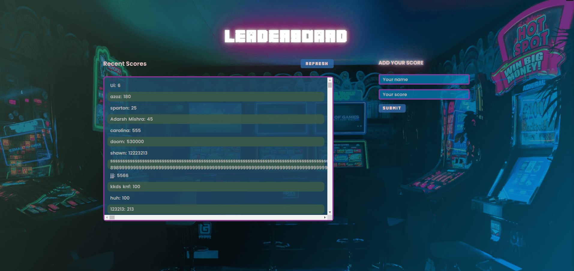 Leaderboard